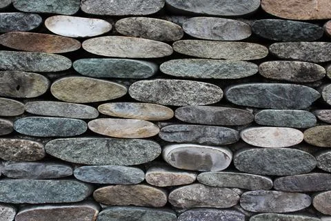 Gray stone wall closeup image Foto stock