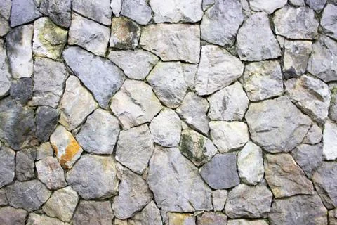 Gray stone wall Stock Photos