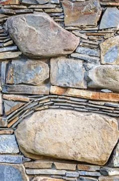 Gray stone wall Stock Photos