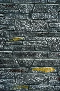 Gray stone wall texture with free space for advertising, inscription or logo Stock Photos