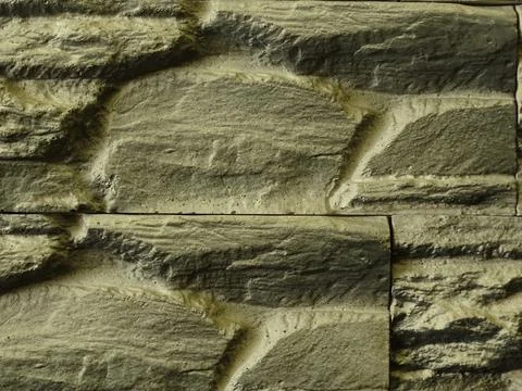 Gray stone wall texture with rough surface detail 스톡 사진