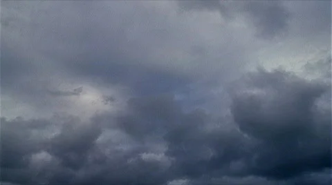 Gray Storm Clouds 480x270 Video stock 522939