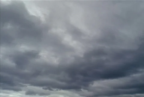 Gray Storm Clouds NTSC Video stock 522483