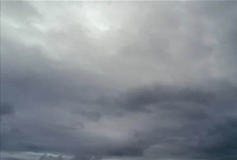 Gray Storm Clouds NTSC Video stock 522915