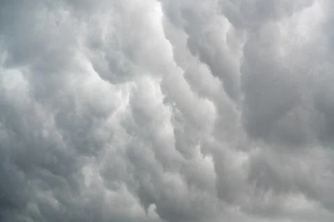 Gray storm clouds before rain Stock Photos