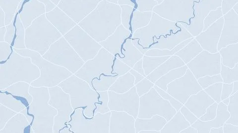 Gray street network of thin white road lines across urban terrain and urban Stock Illustration