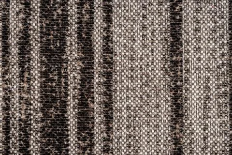 Gray striped fabric as background Stock Photos