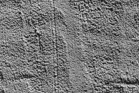 Gray Stucco Wall with Textured Surface Stock Photos
