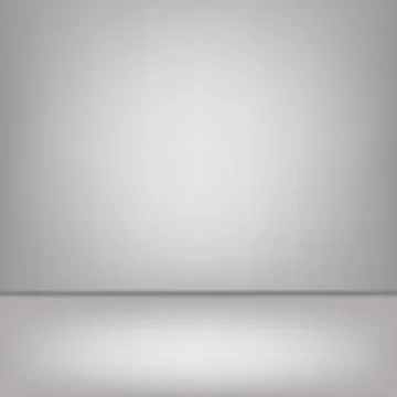 Gray studio backdrop Interior Illustrazione stock