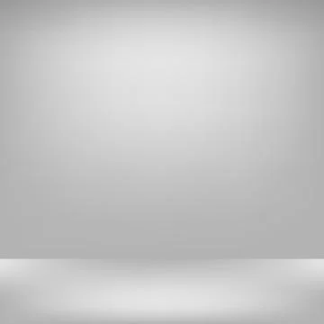 Gray studio backdrop Interior Stock Illustration