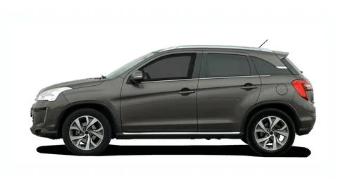 Gray SUV 스톡 사진