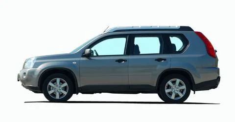 Gray SUV Fotos Stock