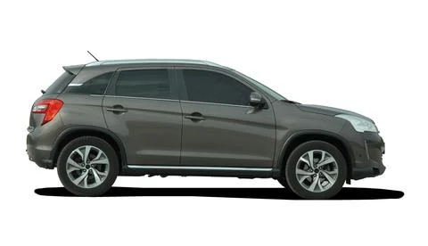 Gray SUV 库存照片