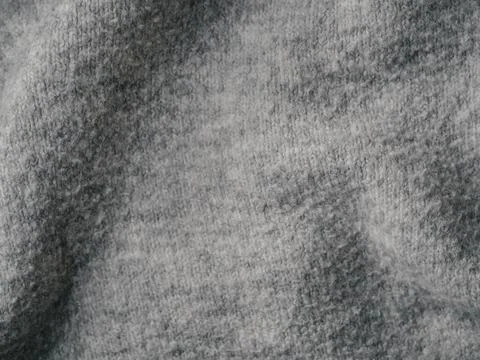 Gray sweater fabric texture Stock Photos