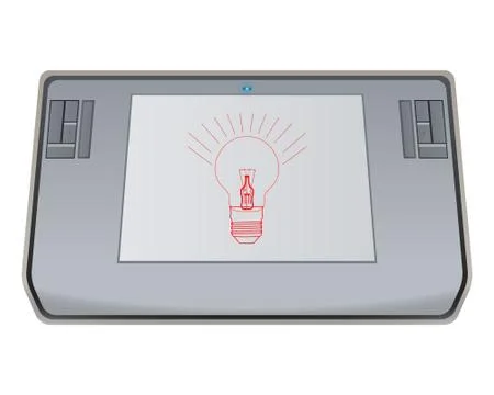 Gray tablets Stock Illustration