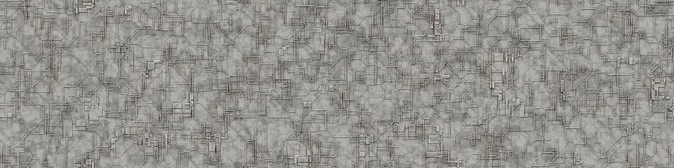 Gray techno future science metal background Stock Illustration