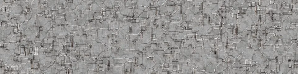 Gray techno future science metal background 스톡 일러스트
