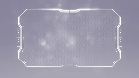 Gray technological background with square shape. Video stock 151944090