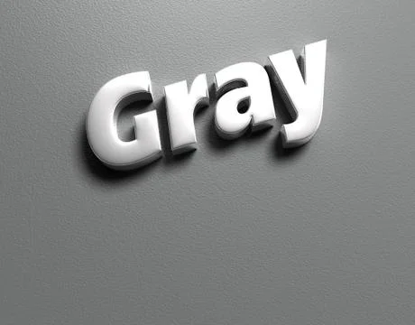 Gray text 3D illustration placed on the blue cement floor. Stock Illustration