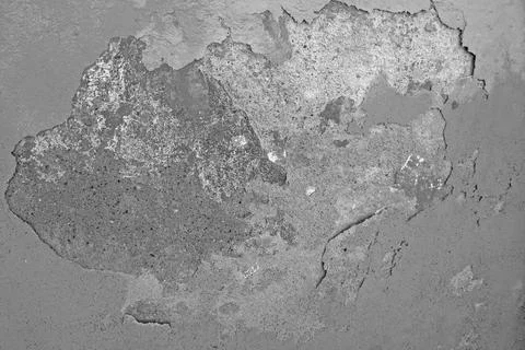 Gray texture of the old building, background, blank. Stock Photos