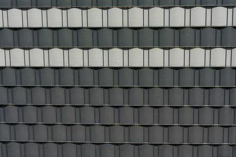 Gray texture of plastic fence wall materials. Stock Illustration