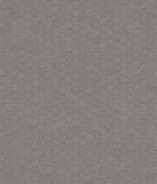 Gray textured background with repeating hexagon pattern Stock Illustration