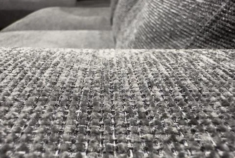 Gray Textured Fabric Surface Background with Soft Textile Pattern Stock Photos