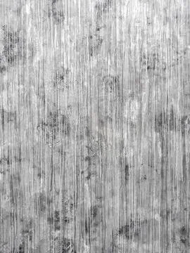 Gray textured wall with white vertical paint streaks, creating an abstract Stock Photos