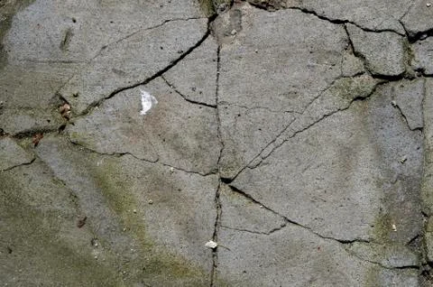 Gray textures asphalt set contrast with cracks, wet asphalt, texture concept Foto stock