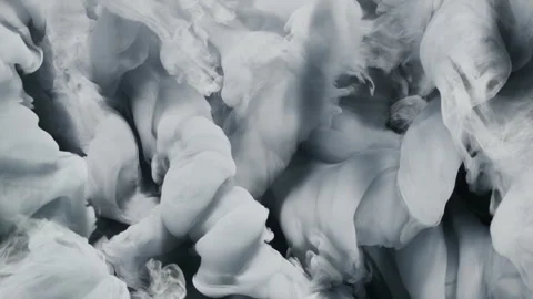 Gray thick smoke billows in the space of 60fps Stock-Footage 276317580