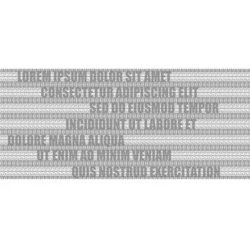 Gray tire tracks with text Stock Illustration