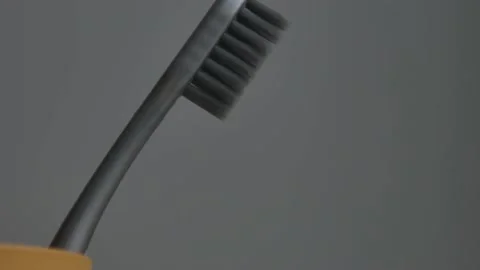 Gray toothbrush Stock Footage 230088538