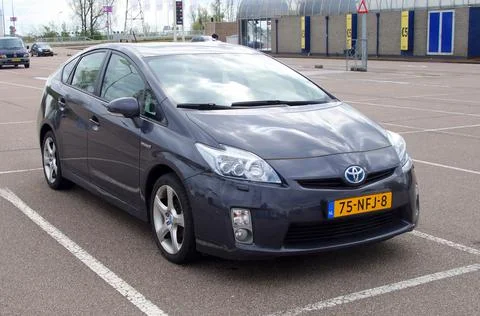 Gray Toyota Prius Hybrid Stock Photos