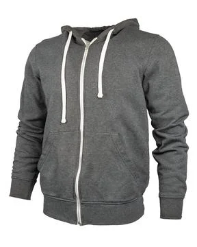 Gray tracksuit on white background Stock Photos