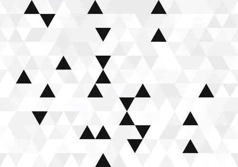 Gray Triangle repeat pattern design decoration. abstract vector Illustrazione stock
