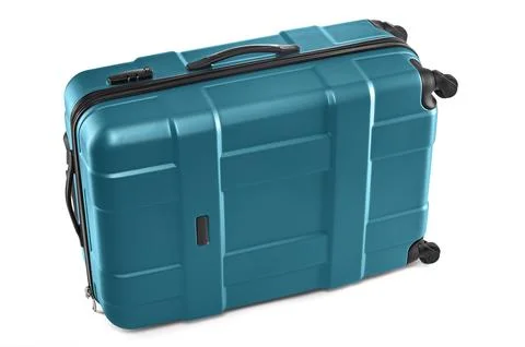 Gray trolley case Foto stock