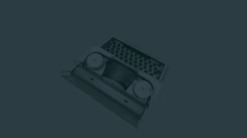 Gray Typewriter 스톡 동영상 154641587