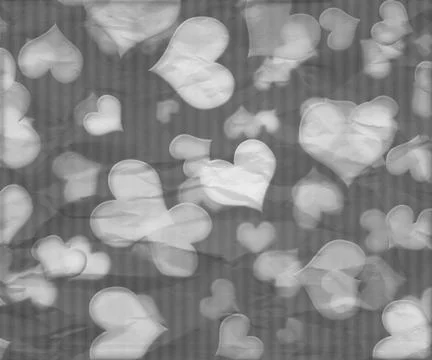 Gray valentine background Stock Illustration