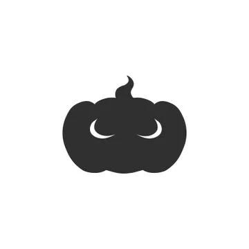 Gray vector icon - jack pumpkin - halloween holiday symbol Stock Illustration