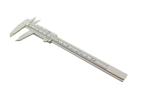 Gray vernier caliper Stock Photos