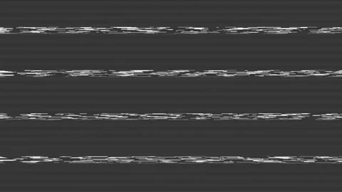 Gray VHS interference. Horizontal gray-white stripes vibrate on gray screen. Stock Footage 235264781
