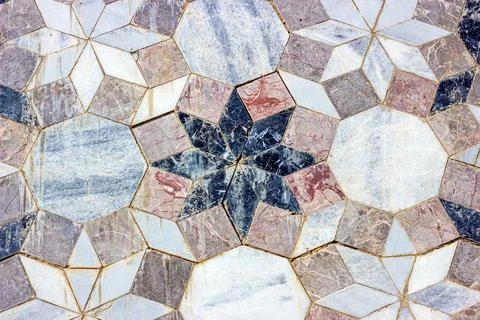Gray vintage marble ceramic tile textured background Foto stock