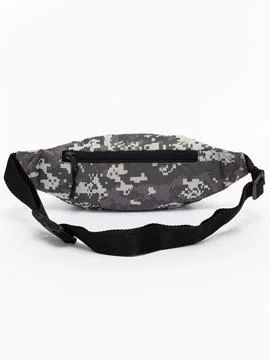 Gray waist bag side view variant Stock Photos