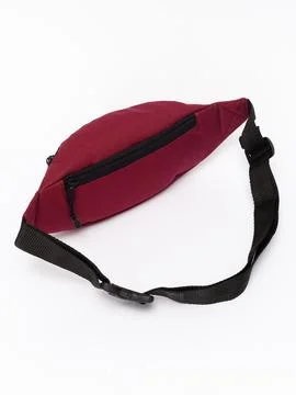 Gray waist bag side view Stock Photos