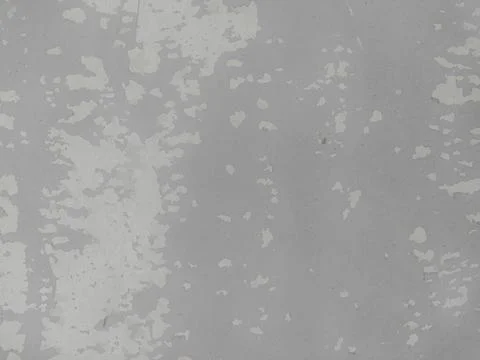 Gray wall background with peeling paint Stock Photos