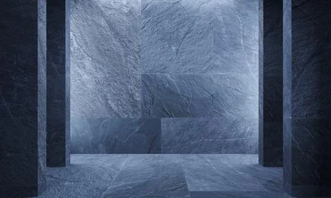Gray wall background stone marble granite slate Stock Illustration