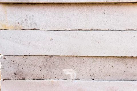 Gray wall of gas silicate blocks background abstract Stock Photos