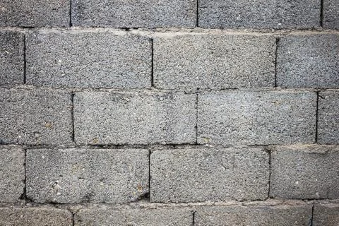 Gray wall, masonry. Stock Photos