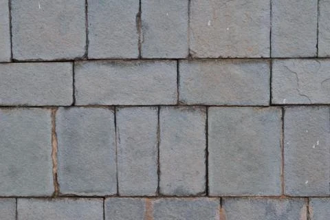 The gray wall pattern, beautifully arranged with dimensions Stock Photos