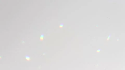 Gray wall with rainbow colored sunbeams. Stock Footage 172479218